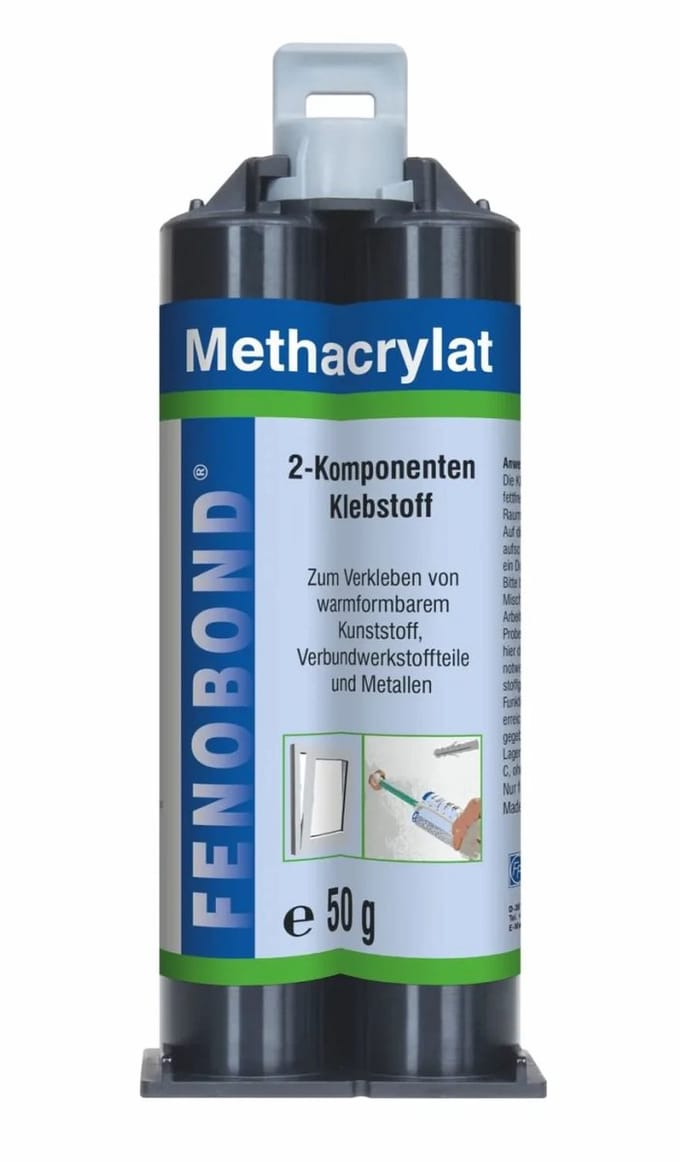 2K Methacrylaat Lijm 50 ml met Mengtuit – 2 Componenten