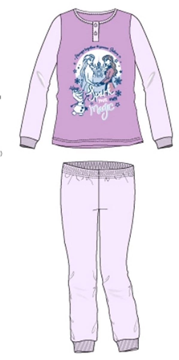 Frozen Pyjama Lila Katoen Maat 98