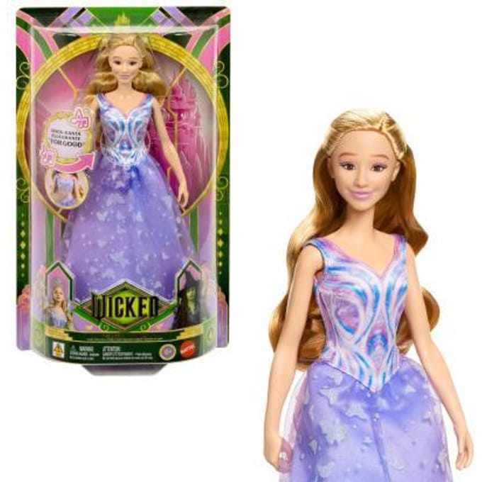 Wicked For Good zingende Glinda Pop - Zingt 'For Good' - Zingende Modepop