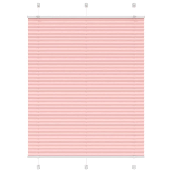 vidaXL - Plissé - rolgordijn - 110x100cm - stofbreedte - 109,4cm - polyester - roze