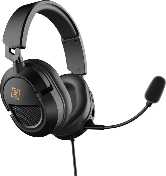 Deltaco Gaming Headset - Verstelbare Hoofdband - Flexibele Microfoon - Inline Bediening - Zwart