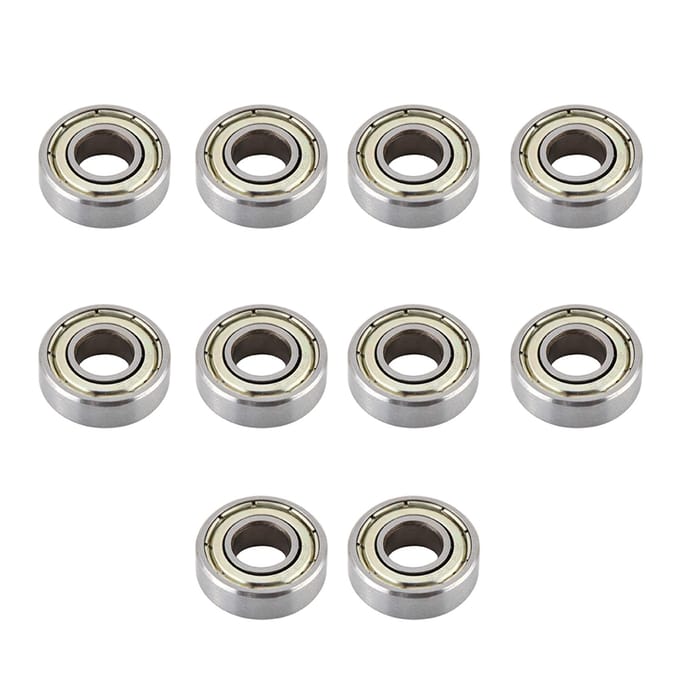 10 Stuks Hittebestendig Duurzaam Multi-Use Lagerstaal Miniatuur 698ZZ Kogellagers(8x19x6mm)