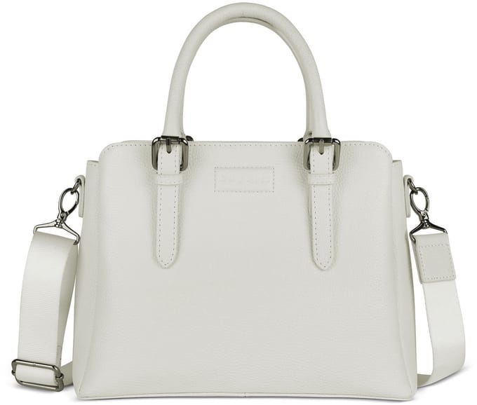 bugatti Leren handtas schoudertas Elsa Ladies Hand Bag White wit