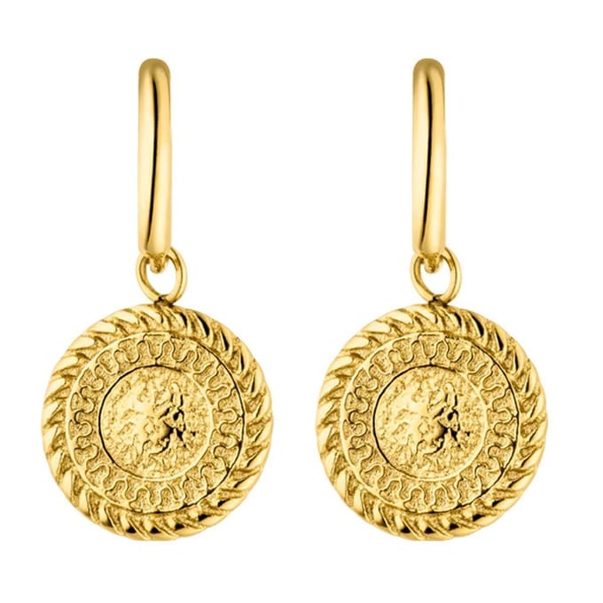 Victorious Dames Oorbellen Goud – Munt – 2CM
