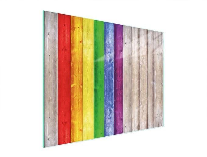 TMK ArtDeko - Snijplank - 52x40 cm - Gekleurd - Gehard Glas - Antislip
