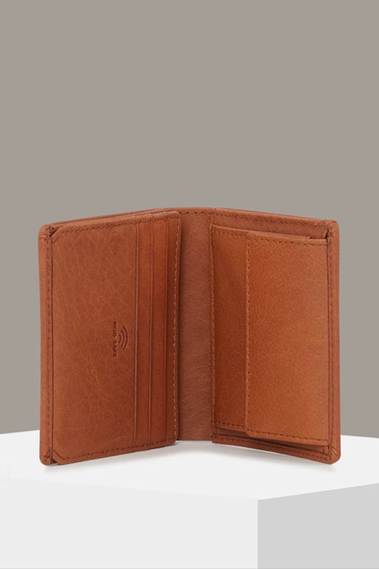 strellson Leren Portemonnee Blackwall BillFold H7 Black Zwart