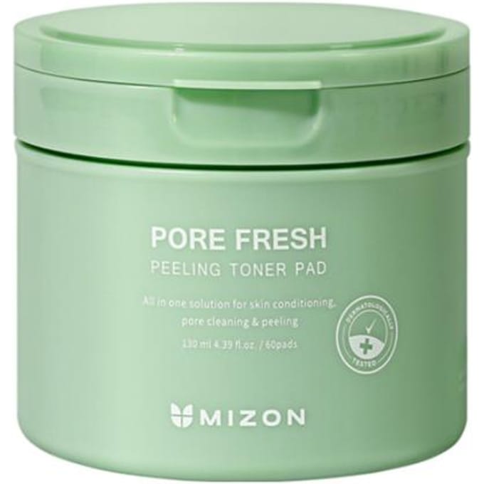 Mizon Pore Fresh Peeling Toner Pad 60 stuks One beige