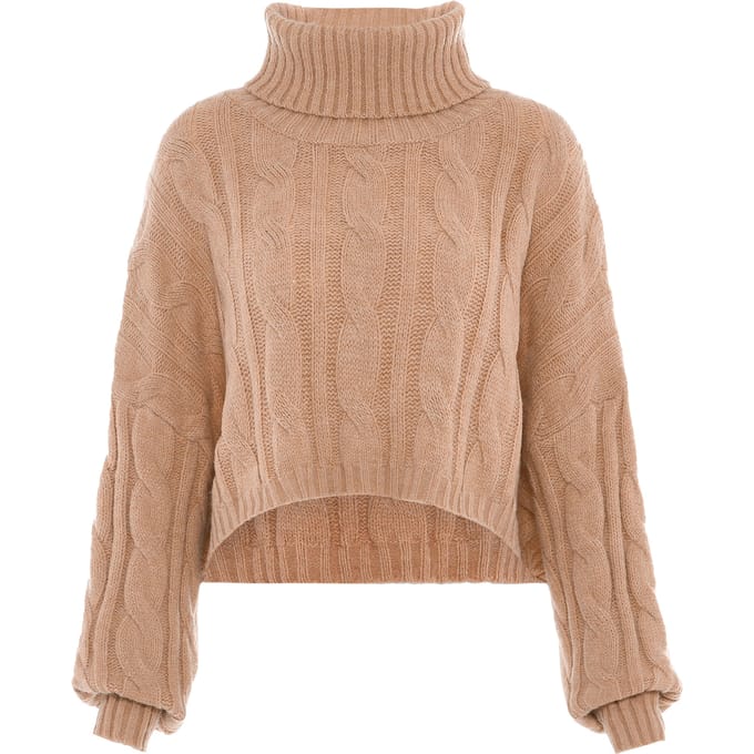 Mymo Trui met coltrui Dames beige