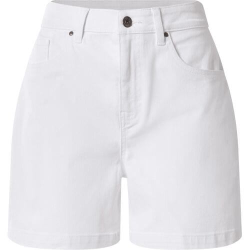 ESMARA Dames denim short - hoge taille (wit, 40)