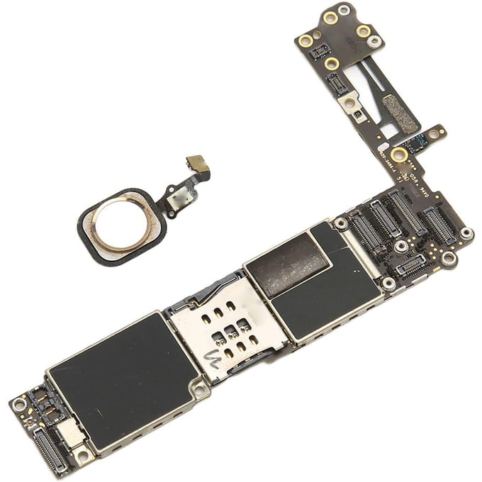 Moederbord Ontgrendelen met Touch ID Vingerafdruk Ontgrendeld Logic Board Vervanging voor iPhone 6 US Versie gray