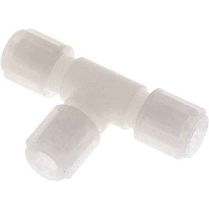 6X4Mm PVDF T-Vormige Knelfitting 10 Bar