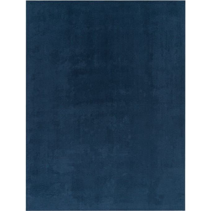 Tapijt Calissa marineblauw 200 cm vierkant