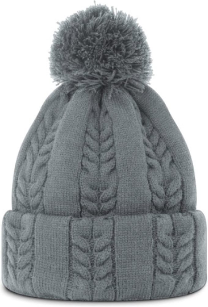 Footjoy Cableknit bobble beanie muts grijs