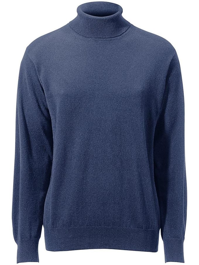 Trui 100% premium-kasjmier Van Peter Hahn blauw