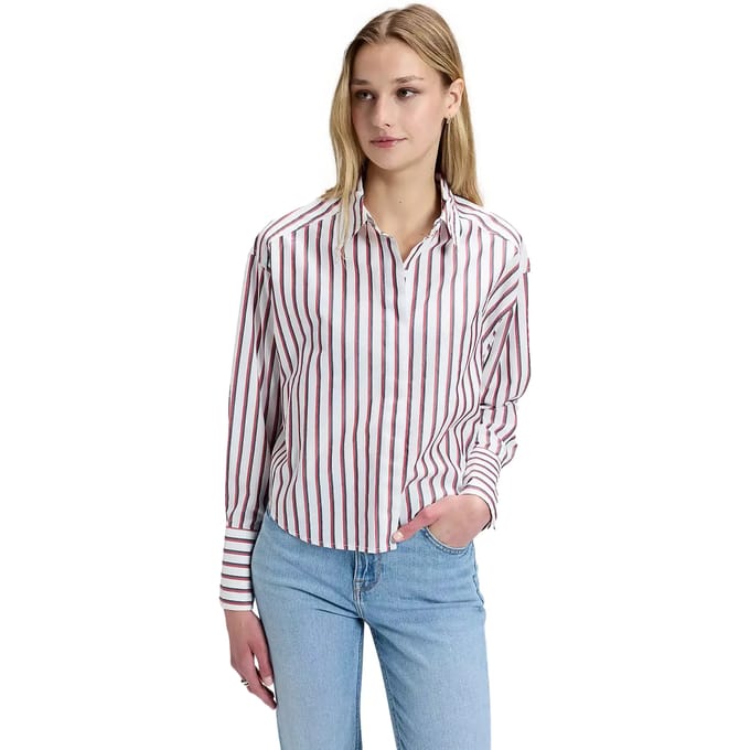 Gestreepte damesblouse met lange mouwen Lee Samba