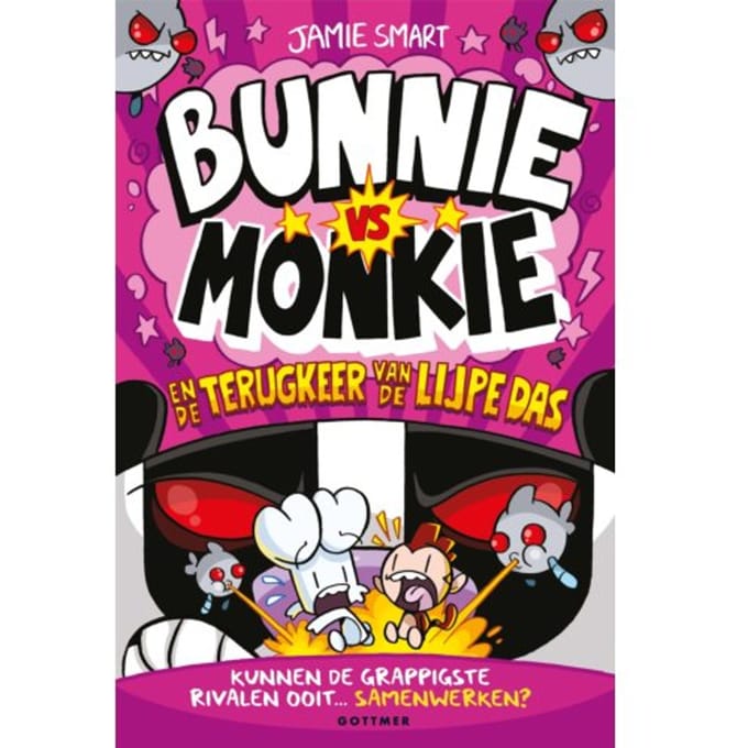 Bunnie Vs Monkie En De Terugkeer Van De Lijpe Das - Bunnie Vs Monkie - Jamie Smart