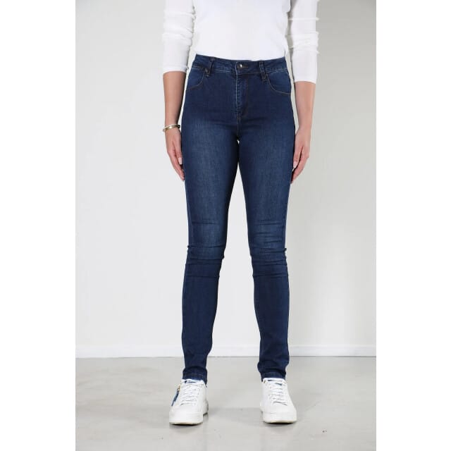 New Star - New Orlean - Dames Slim-fit Jeans - Dark Used