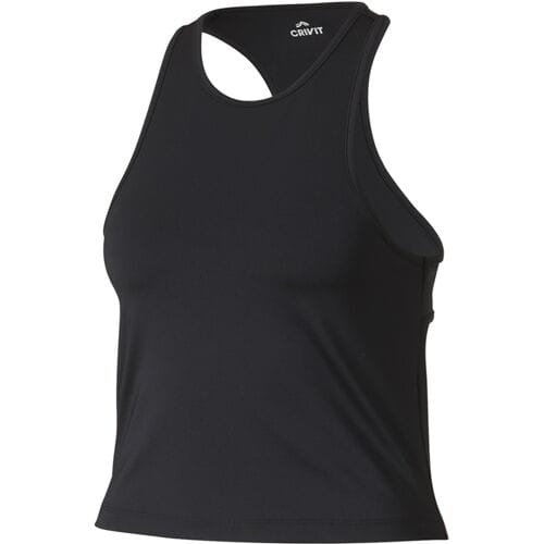 CRIVIT Dames sporttop (Zwart, XS (32/34))