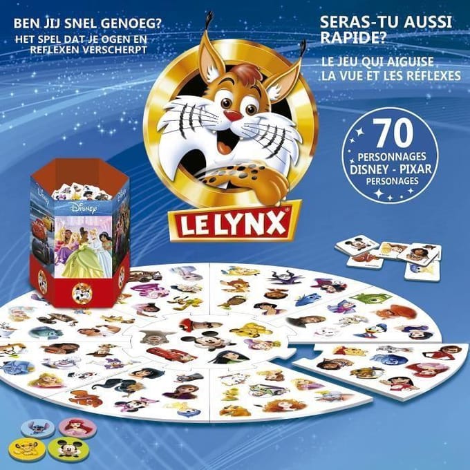Jeu d'images - EDUCA - Lynx Disney 70 Images schoon