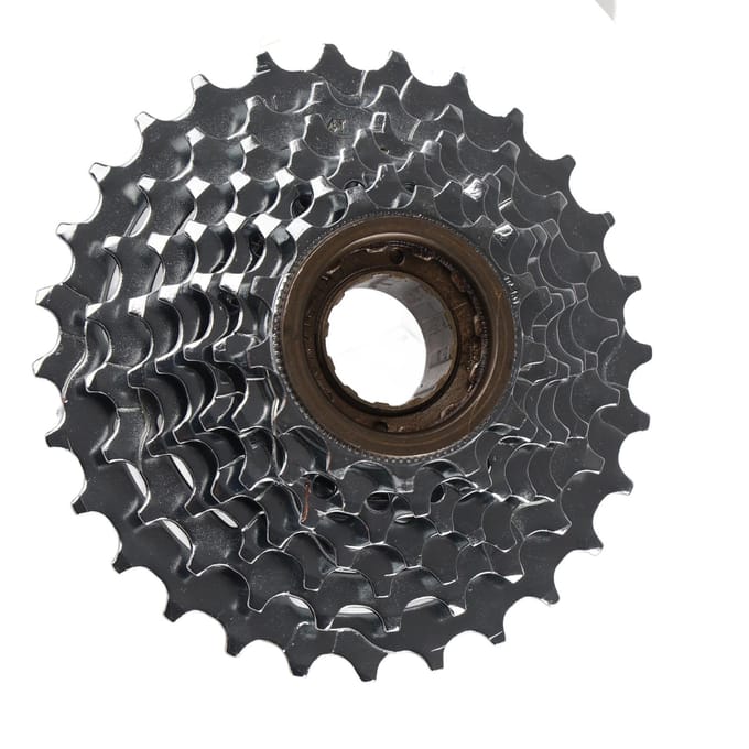 Roue libre 7 vitesses 13‑28T Vélo Filetée Roue libre Acier Argent Vélo Roue libre Rotative pour Vélos de Montagne gray