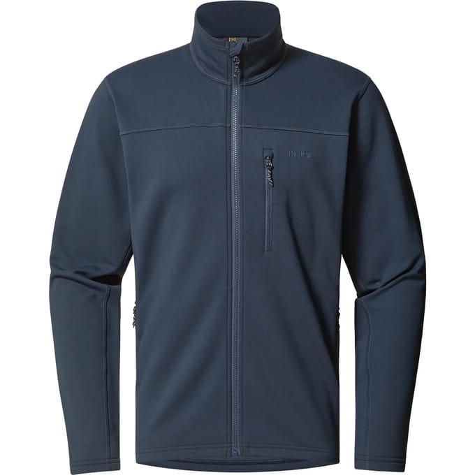 Haglofs Rosson Mid Fleece Met Volledige Rits Blauw S Man