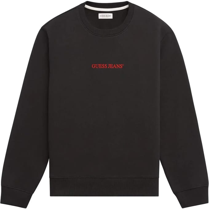 Slim sweatshirt met geborduurd logo Guess