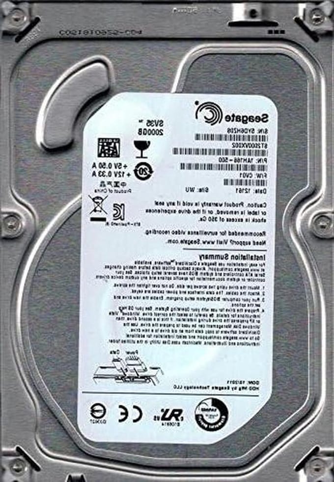 Interne Harde Schijf - Opslagstation - Data Opslag - Mechanische Schijf - 2 TB - Zilver