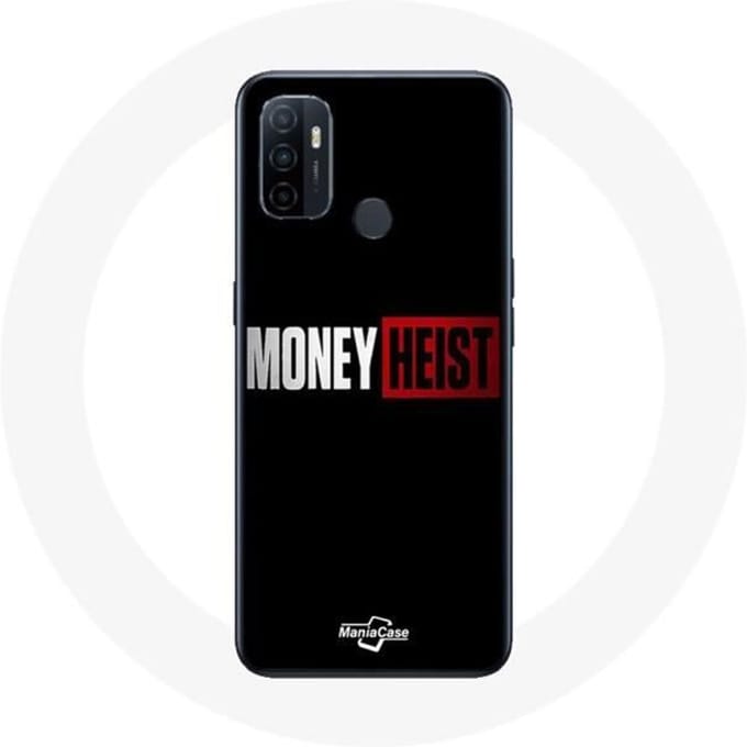 Coque - La casa de papel - Oppo A53 - Souple - Noir - Protection smartphone