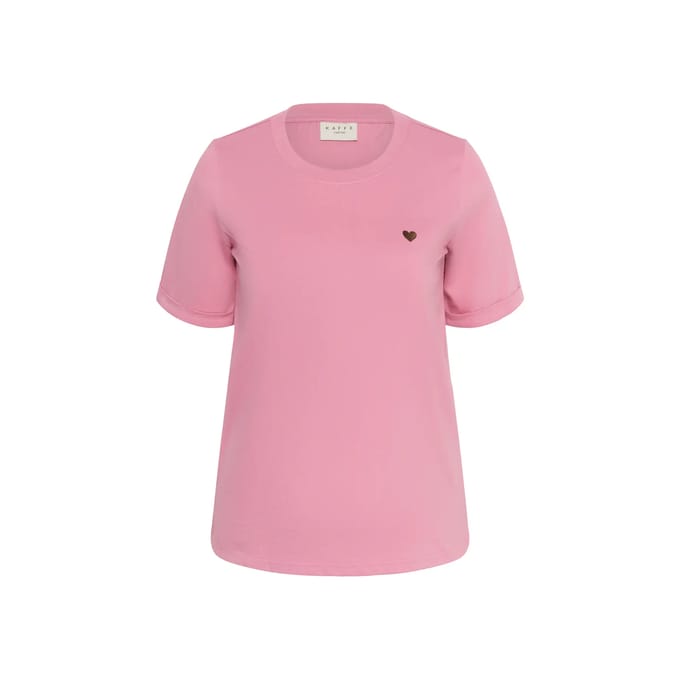 Dames-T-shirt KAFFE Curve KCArt