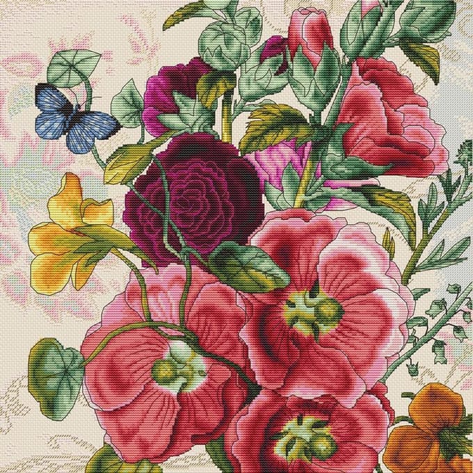 Borduurpakket LUCA-S SUMMER FLOWERS B2366