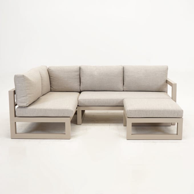 Vita Grosso hoekbank 3 delig rechts beige