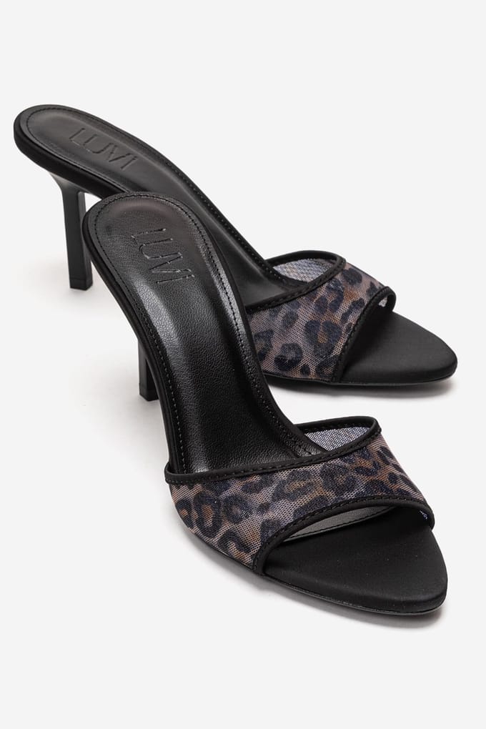 Monroe Stiletto Mesh Sandaal