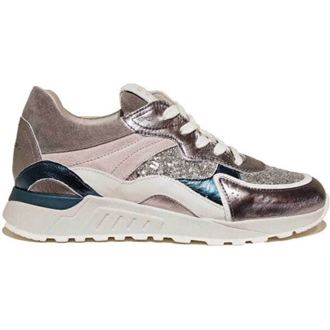 Dames Sneakers Piedi Nudi Nova 11.17 Silver Lux Zilver - Maat 38