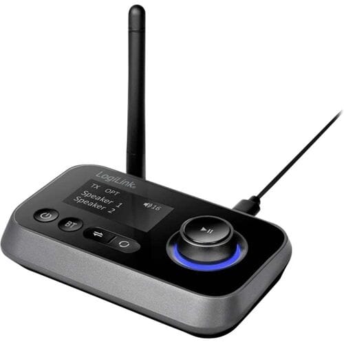 LogiLink BT0062 Bluetooth muziekzender/ontvanger Bluetooth versie: 5.0 10 m Voor hoofdtelefoon