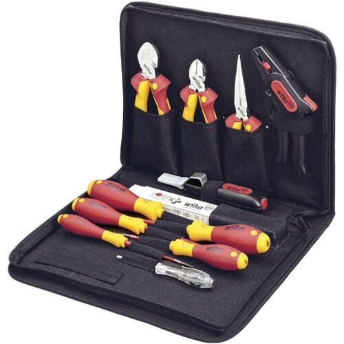 Wiha 36389 36389 Gereedschapsset VDE Incl. tas 12-delig