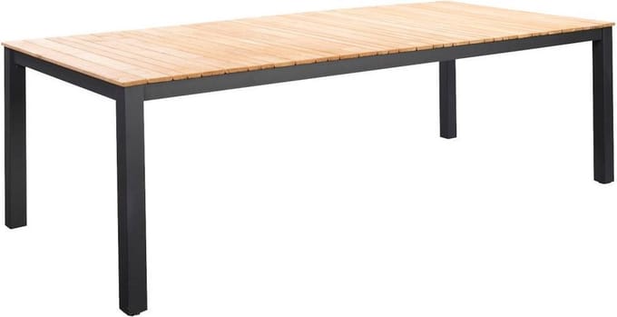 Yoi Tuintafel Arashi Dark Grey Teak 220 x 100 cm
