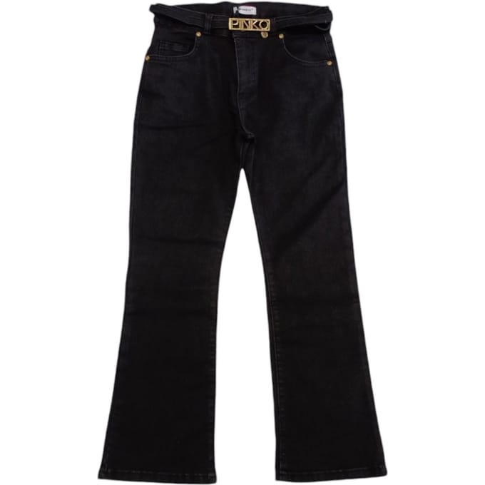 Pinko - Black Denim C/Ken Logata Oro F4PIJBBP001
