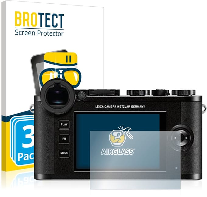 Screenprotector 3 Stuks voor Leica CL Beschermglas transparant