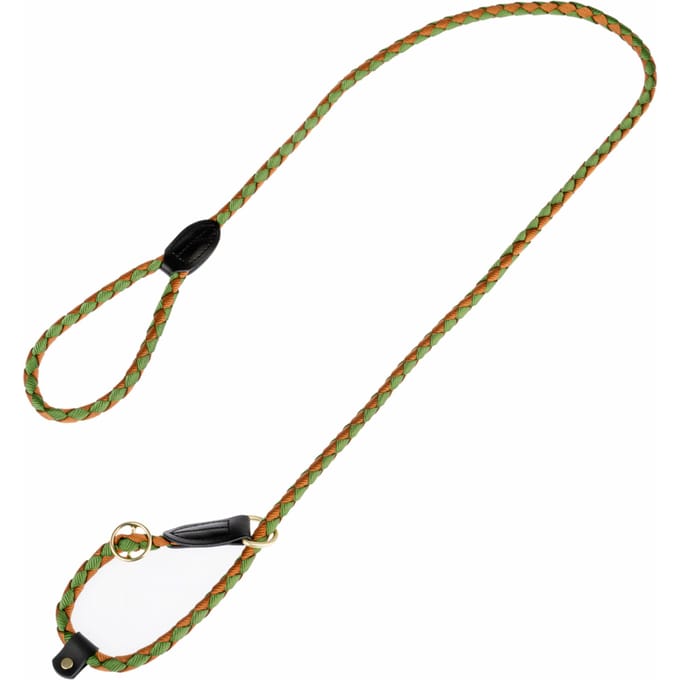Groen/Bruin TIAKI Retrieverlijn Twist 170 cm Ø 12 mm