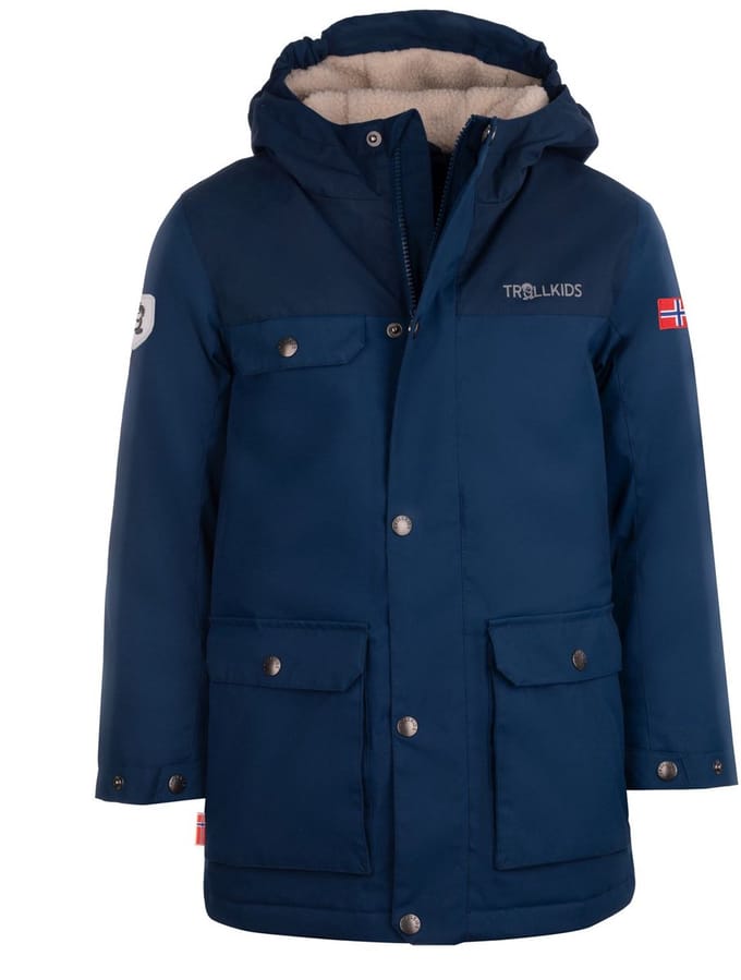 Trollkids Gudvangen Jas Blauw 152 cm Kinderen