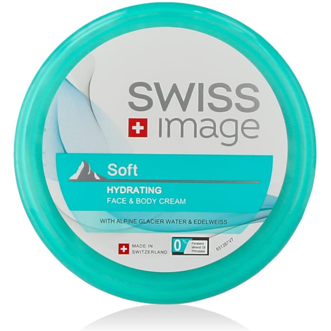 SWISS Image Zachte Hydraterende Gezichts- en Lichaamscrème 200 ml