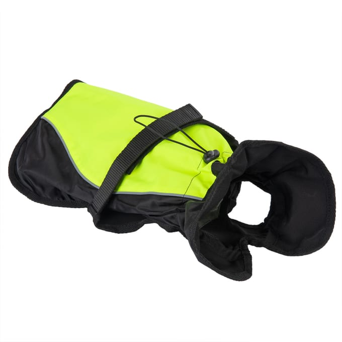 35 cm ruglengte Reflecterende Hondenjas Illume Nite Neon