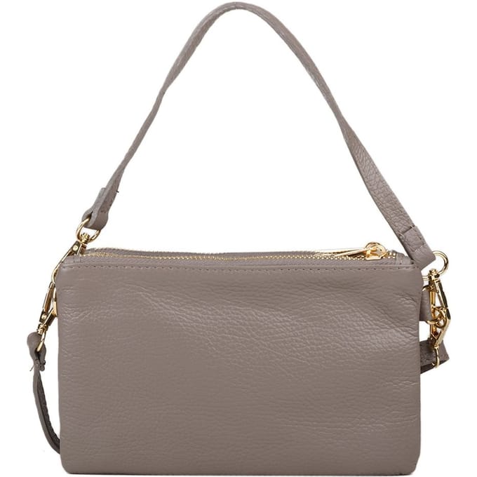 Giulia Monti Schoudertas Grijs Beige