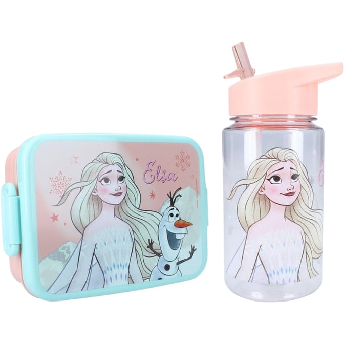 Frozen Lunchset - Lunchbox - Drinkfles - Meerkleurig - Lunchbox Kinderen