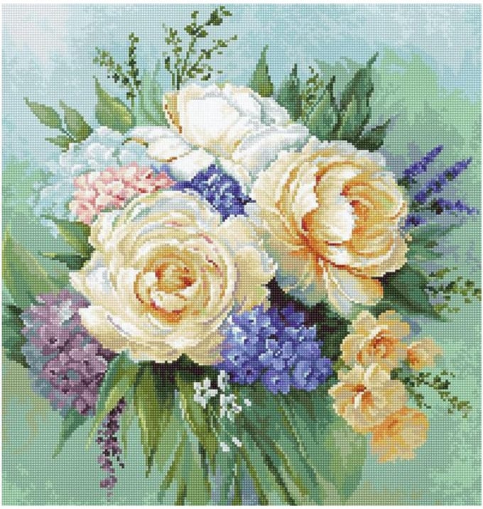 Borduurpakket Bloemenboeket
