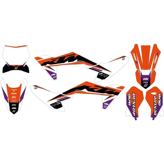Motorfiets decoratie kit Blackbird Racing Dream Graphic 5