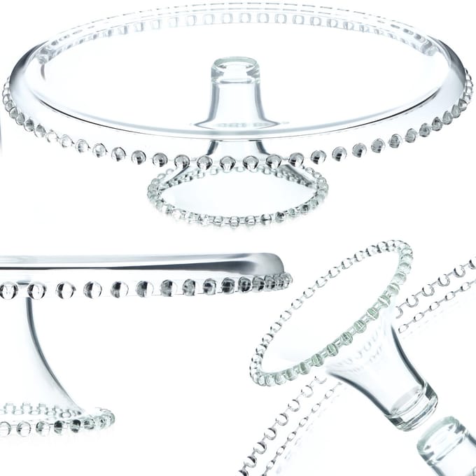 Taartstandaard Assa taart met decoratieve ballen 32 cm