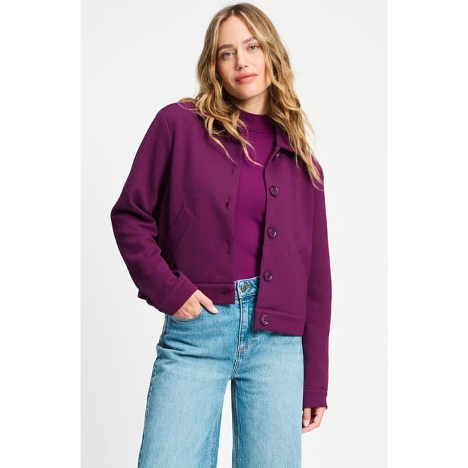 POM Amsterdam Jacket - Iris Plum Taglia: 44 | Giacche corte Outlet | Donna | Magenta