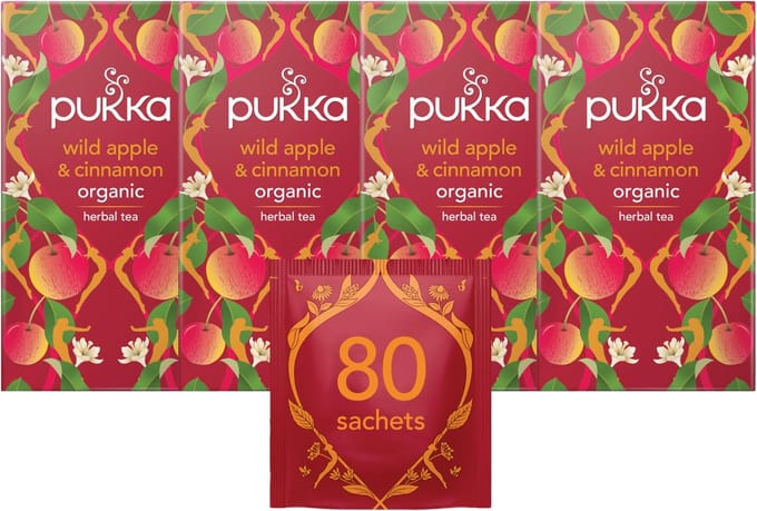 Pukka Thee Wild Apple & Chinnamon 4 x 20 zakjes