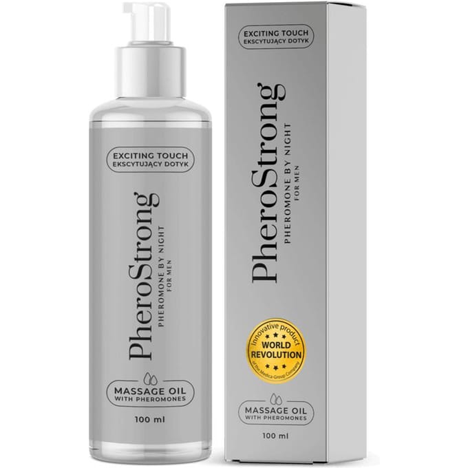 PheroStrong - Exclusive for Men Massage olie - Transparant